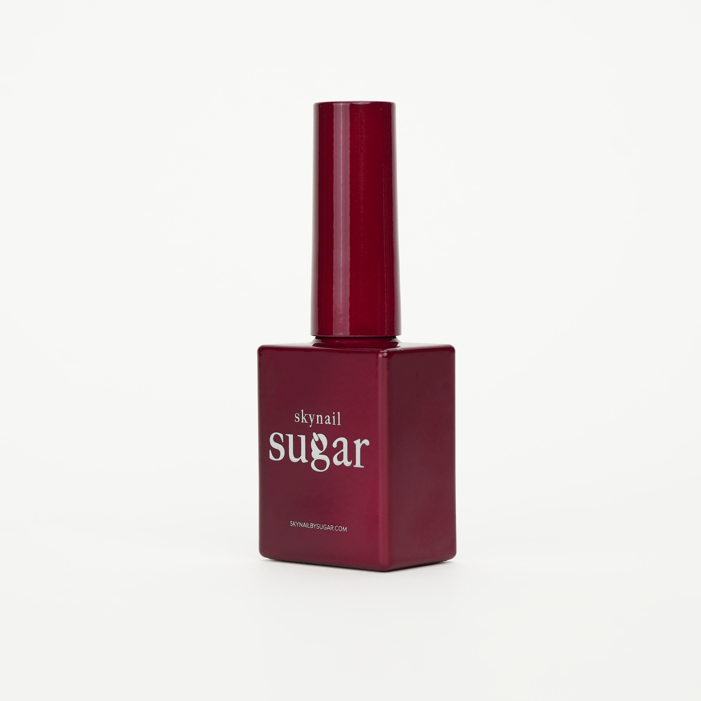 Bottle of red velvet light red gel nail polish from Skynailbysugar