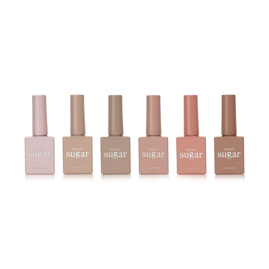 Set of gel nail polishes from the Skynailbysugar Nude Collection