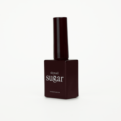 Bottle of red velvet dark red gel nail polish from Skynailbysugar