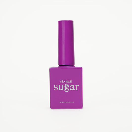 Bottle of neon purple gel nail polish from Skynailbysugar