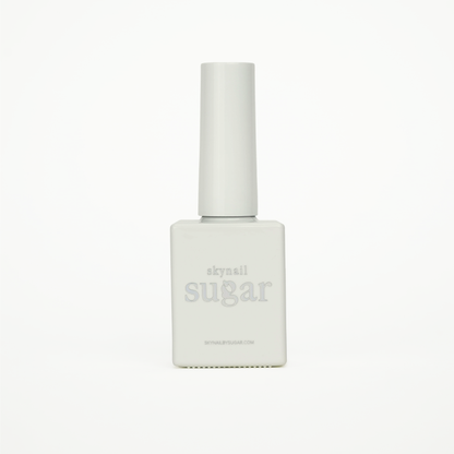 Bottle of rich white gel nail polish from Skynailbysugar