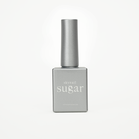 Bottle of glitter silver gel nail polish from Skynailbysugar