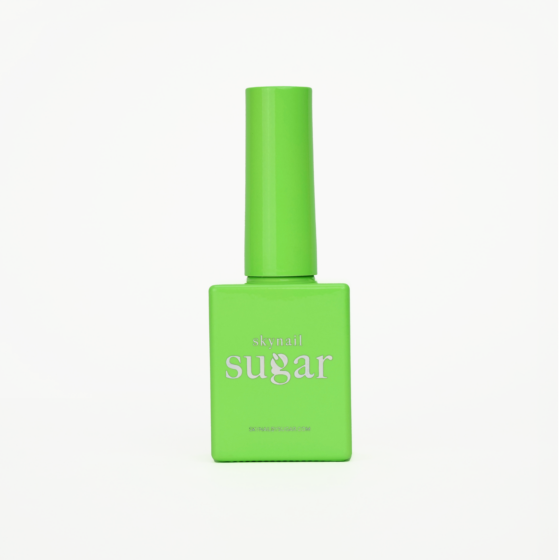 Bottle of neon green gel nail polish from Skynailbysugar